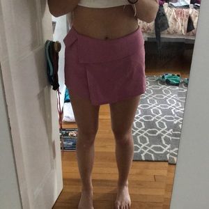 Pink summer skort